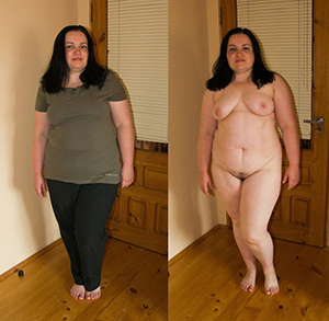 Nude mature before and after