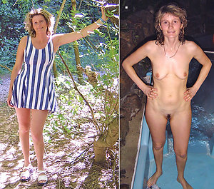 Amazing women dressed undressed photos