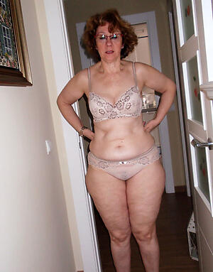 Slutty mature underwear models