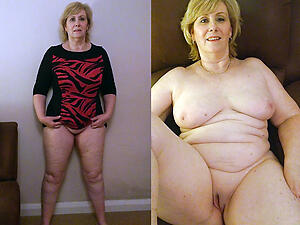 Matures dressed and undressed porn photo shoot